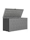Outsunny Outdoor Storage Box Made of Polypropylene 227lt Grey L106.5xW43xH54.5cm