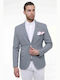 Sommer Herrenanzugsjacke mit Schlanke Passform Frühling/Sommer 7-302-20Blau