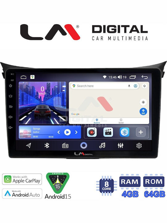 LM Digital Car Audio System for Hyundai i30 2012 to 2017 Bluetooth USB Wi-Fi GPS Apple CarPlay Android Auto