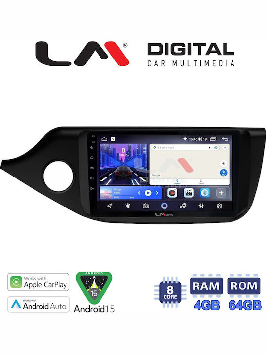 LM Digital Car Audio System for Kia Ceed 2013 to 2016 Bluetooth USB Wi-Fi GPS Apple CarPlay Android Auto