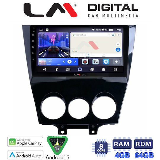 LM Digital Ηχοσύστημα Αυτοκινήτου για Mazda RX-8 2001>2008 (Bluetooth/USB/WiFi/GPS/Apple-Carplay/Android-Auto)