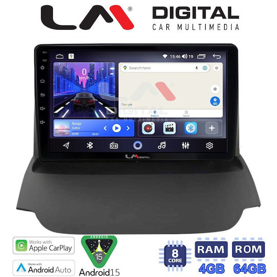 LM Digital Auto-Audiosystem für Ford EcoSport 2012>2017 Bluetooth USB Eingebautes Wi-Fi GPS Apple CarPlay Android Auto