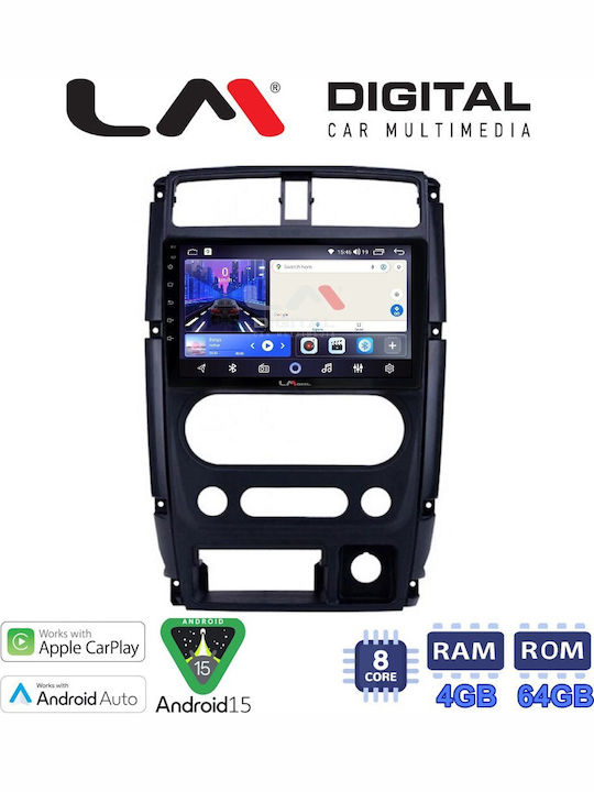 LM Digital Sistem Audio Auto pentru Suzuki Jimny 2007 > 2018 Bluetooth USB Wi-Fi GPS Apple CarPlay Android Auto