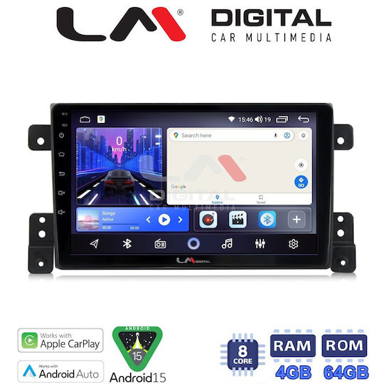 LM Digital Car Audio System for Suzuki Grand Vitara / Vitara 2005-2015 Bluetooth USB Wi-Fi GPS Apple CarPlay Android Auto