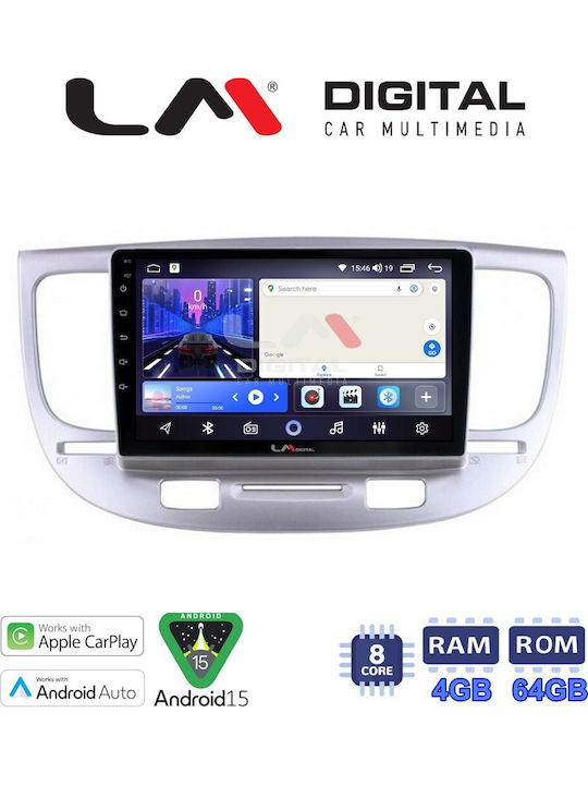 LM Digital Ηχοσύστημα Αυτοκινήτου για Kia Rio 2005>2011 (Bluetooth/USB/WiFi/GPS/Apple-Carplay/Android-Auto)