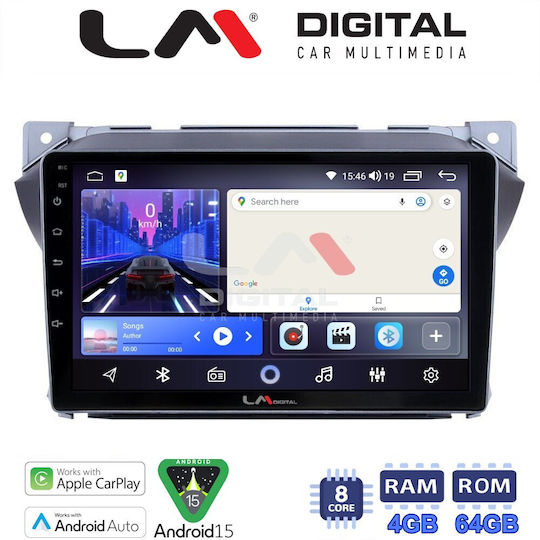 LM Digital Ηχοσύστημα Αυτοκινήτου για Suzuki Alto Nissan Pixo 2009>2016 (Bluetooth/USB/WiFi/GPS/Apple-Carplay/Android-Auto)