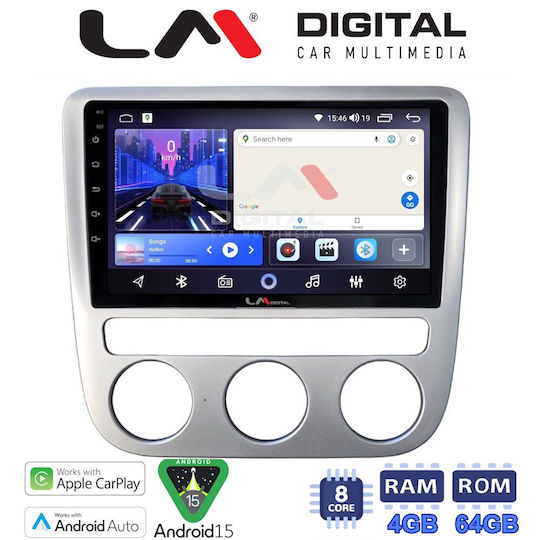 LM Digital Auto-Audiosystem Für Volkswagen Scirocco / Eos 2008 > 2013 Bluetooth USB Eingebautes Wi-Fi GPS Apple CarPlay Android Auto