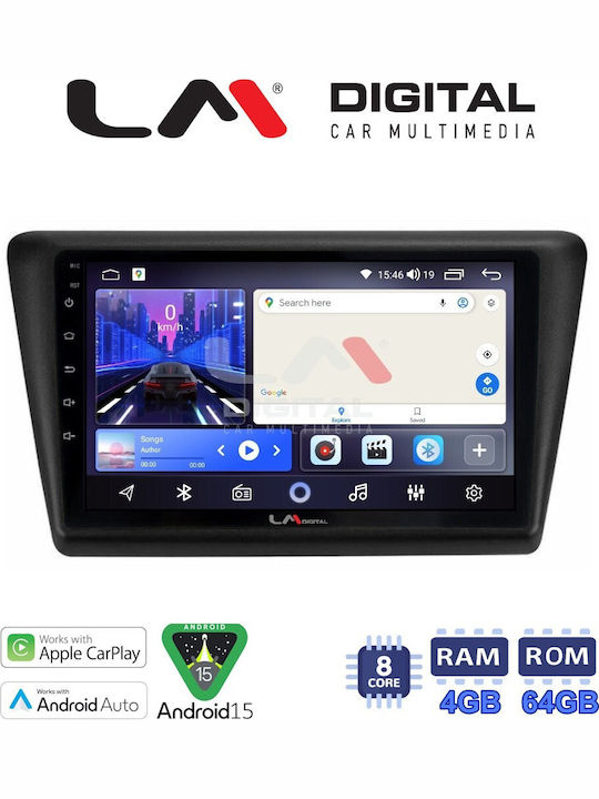 LM Digital Car Audio System for Skoda Rapid 2013-2017 Bluetooth USB Wi-Fi GPS Apple CarPlay Android Auto