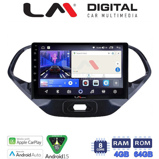 LM Digital Ηχοσύστημα Αυτοκινήτου για Ford Ka 2016 (Bluetooth/USB/WiFi/GPS/Apple-Carplay/Android-Auto)
