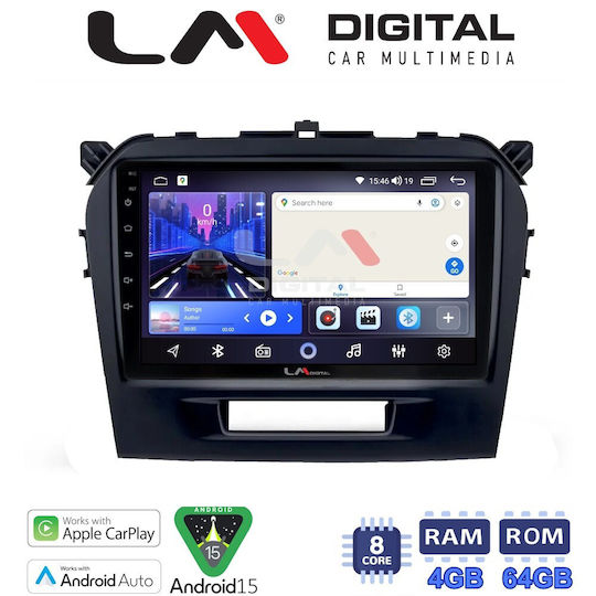 LM Digital Sistem Audio Auto Pentru Suzuki Vitara / Grand Vitara 2016 Bluetooth USB Wi-Fi GPS Apple CarPlay Android Auto