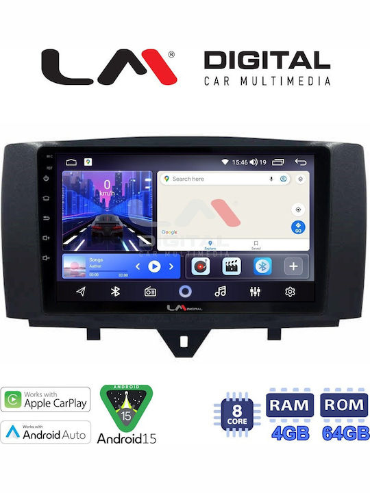 LM Digital Auto-Audiosystem FürZwei 2011> 2015 Bluetooth USB Eingebautes Wi-Fi GPS Apple CarPlay Android Auto