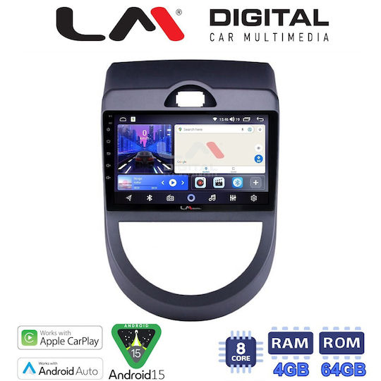 LM Digital Car Audio System for Kia Soul 2009 to 2013 Bluetooth USB Wi-Fi GPS Apple CarPlay Android Auto