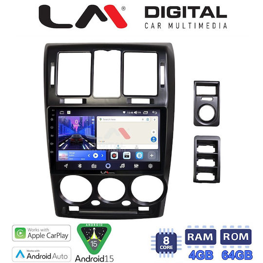 LM Digital Ηχοσύστημα Αυτοκινήτου για Hyundai Getz 2002 > 2013 (Bluetooth/USB/WiFi/GPS/Apple-Carplay/Android-Auto)