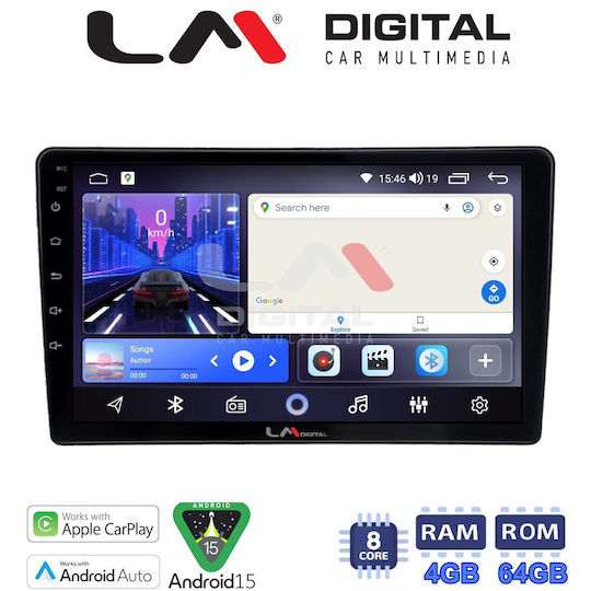 LM Digital Ηχοσύστημα Αυτοκινήτου για Nissan Navara / NP300 2006 > 2016 με Clima (Bluetooth/USB/WiFi/GPS/Apple-Carplay/Android-Auto)
