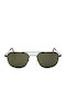 American Optical Unisex Γυαλιά Ηλίου με Μαύρο Σκελετό και Πράσινο Φακό
