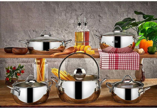 SteweHome Goldmann Kochgeschirr-Set 5-teilig