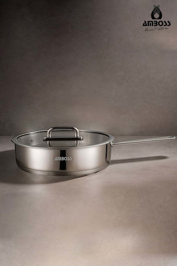 SteweHome SteweHome Rostfreier Stahl Pfanne mit Deckel