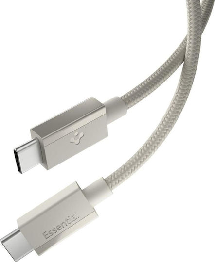 Spigen USB 2.0 Kabel USB-C männlich - USB-C 60W Beige 1,5m ACA10419