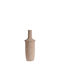 Espiel Vază Decorativă Ceramică Bej 14x14xÎnălțime 33cm