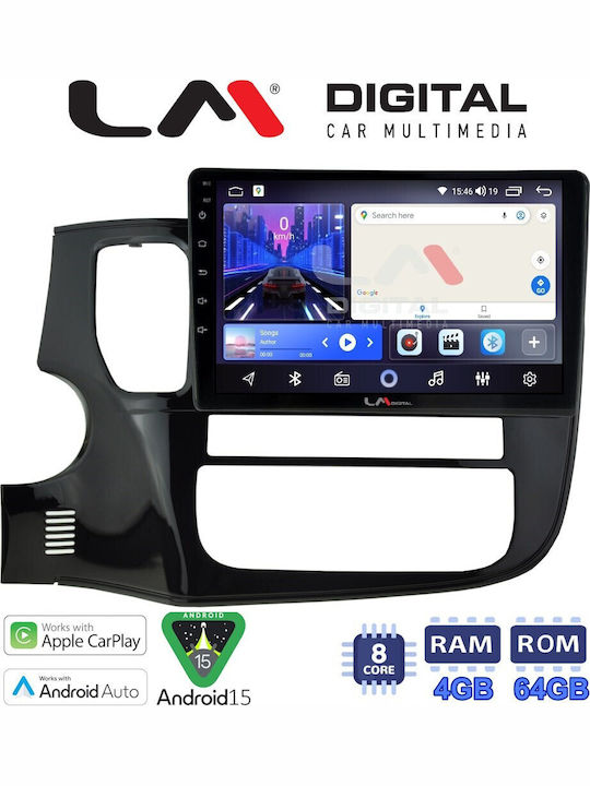LM Digital Car Audio System for Mitsubishi Outlander 2013 Bluetooth USB Wi-Fi GPS Apple CarPlay Android Auto