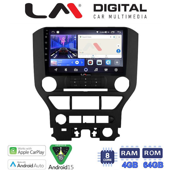 LM Digital Auto-Audiosysteme Für Ford Mustang 2015 Bluetooth USB Eingebautes Wi-Fi GPS Apple CarPlay Android Auto