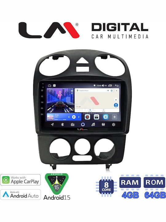 LM Digital Auto-Audiosystem für Volkswagen Käfer 2003 2010 Bluetooth USB Eingebautes Wi-Fi GPS Apple CarPlay Android Auto