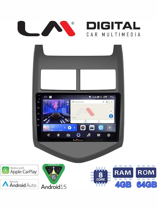 LM Digital Auto-Audiosystem Für Chevrolet Aveo 2012 Bluetooth USB Eingebautes Wi-Fi GPS Apple CarPlay Android Auto
