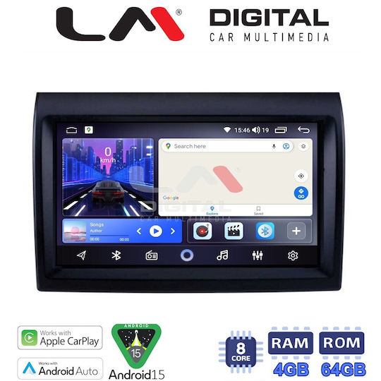 LM Digital Автомобилна Аудио Система За Peugeot Boxer Fiat Ducato Citroen Jumper 2006 > 2011 Bluetooth USB Вграден Wi-Fi GPS Apple CarPlay Android Auto