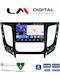 LM Digital Auto-Audiosystem für Mitsubishi L200 2014 Bluetooth USB Eingebautes Wi-Fi GPS Apple CarPlay Android Auto