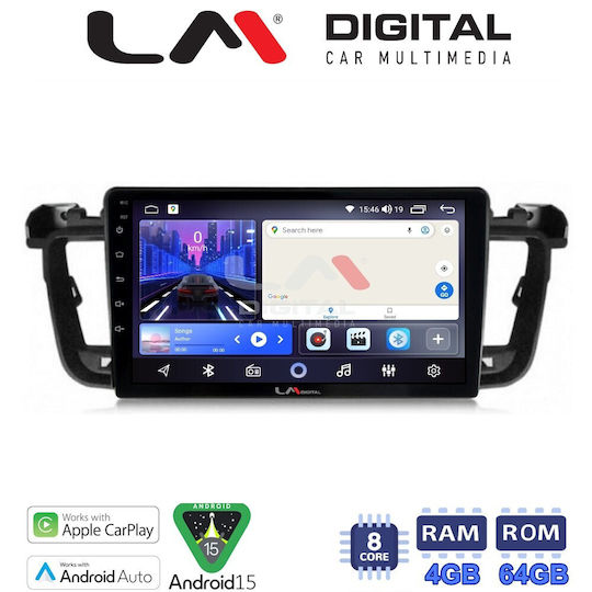 LM Digital Car Audio System for Peugeot 508 2010>2017 Bluetooth USB Wi-Fi GPS Apple CarPlay Android Auto