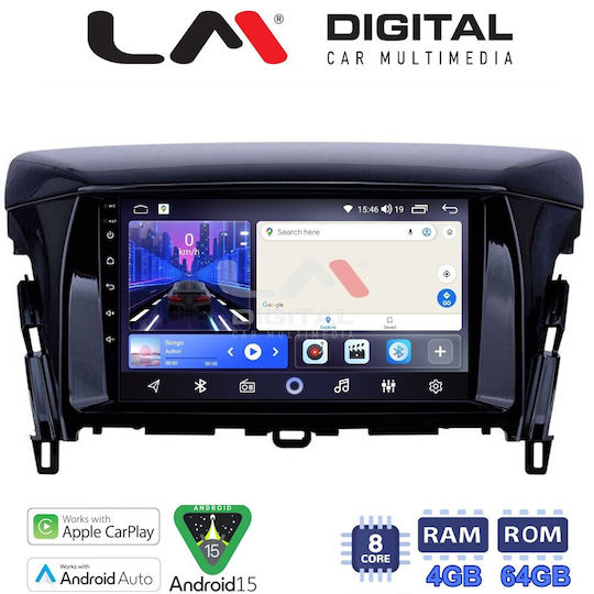 LM Digital Ηχοσύστημα Αυτοκινήτου για Mitsubishi Eclipse Cross 2018 (Bluetooth/USB/WiFi/GPS/Apple-Carplay/Android-Auto)