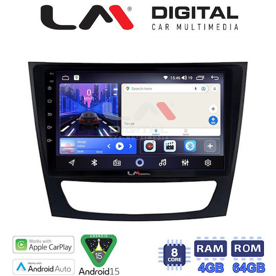 Lm Digital Lm Zk8090 Gps Οθόνη Oem Multimedia Αυτοκινήτου Mercedes E Class W211 Carplay Androidauto Bt Gps Wifi Electriclife