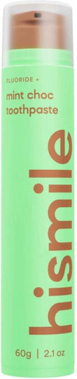 Pastă de Dinți cu Fluor Aromă de Ciocolată cu Mentă Mint Choc Hismile 60 G