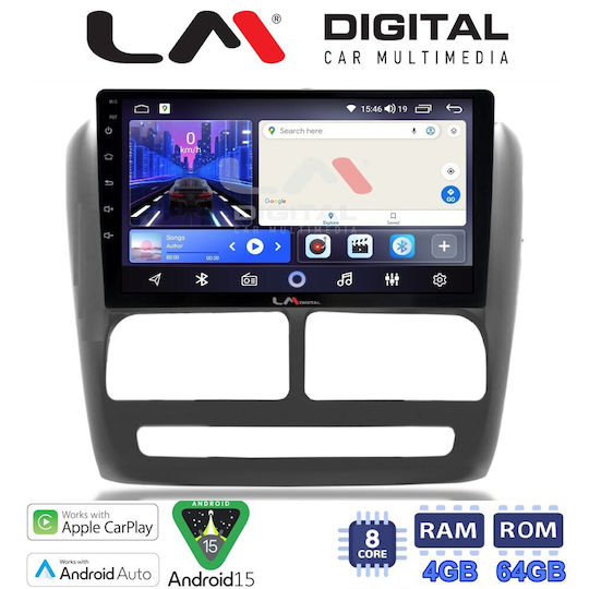 Lm Digital Lm Zk8211 Gps Οθόνη Oem Multimedia Αυτοκινήτου Fiat Doblo '10-'15 & Opel Combo'10-'15 Carplay Androidauto Bt Gps Wifi Electriclife