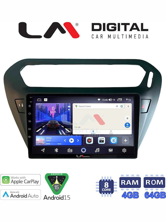 LM Digital LM ZK8294B GPS Touch Screen OEM Multimedia Car System for Citroen C-Elysee 2013 Peugeot 301 2013 with CarPlay Android Auto Bluetooth GPS Wi-Fi ElectricLife