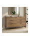 Kommode Schlafzimmer Holz Mars Walnuss 140x45x83,5cm