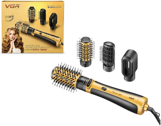 VGR Electric Brush with Air & Rotating Head for Hair Straightening and Curls 1200W