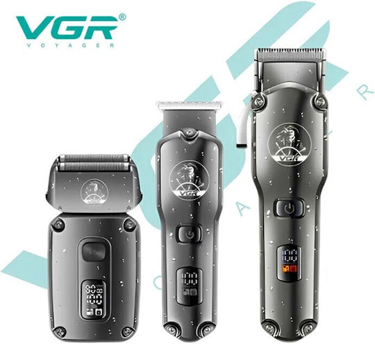 VGR Professional Hair Clipper Set Black V-675