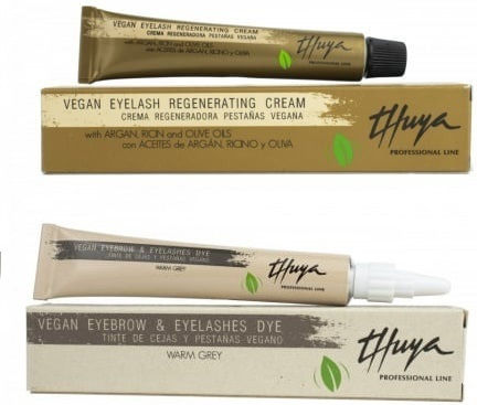 Thuya Line Eyelash Комплект Грим за Вежди Топъл Сив 15ml