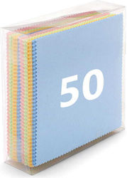 Microfiber Glasses Cleaning Cloth Mix 14x17cm 50pcs