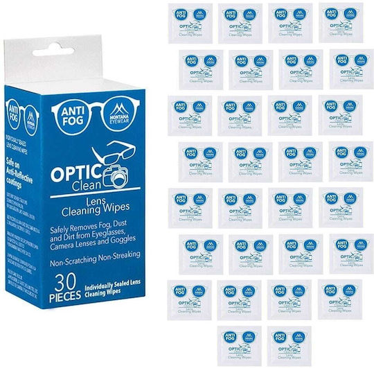 30x Anti-fog Wipes Glasses Pdcw30-af