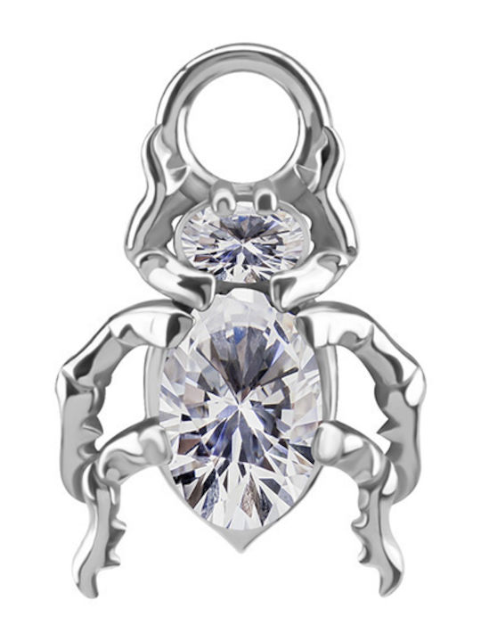 Crazy Needles Charm από Ασήμι