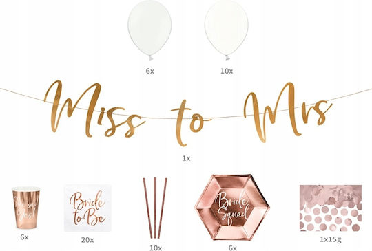 Party Decoration Set Bachelorette Party 1 Pack