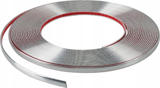 Dekorative Matt Chrome Streifen 21mm Flexible Selbstklebend