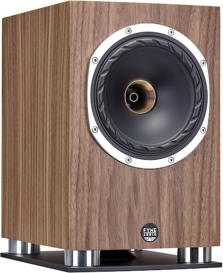 Fyne Audio F500SP Passive Hi-Fi-Lautsprecher Buch selbst 60W 2 Wege P20xB32xH32.3cm Natürliche Walnuss