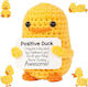 Jucărie de Plus Positive Duckling
