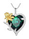 Trusky Colier Cu Design Inima Din Argint Cu Zircon