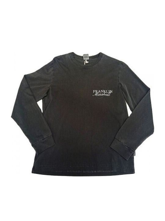 Franklin & Marshall Long Sleeve Blouse Black