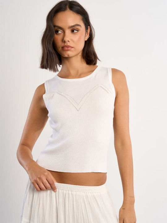 Lili Sidonio Women's Sleeveless Blouse Off White