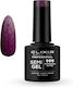 Elixir Ημιμόνιμο Βερνίκι Νυχιών 999 Dark Orchid Glitter με Glitter 8ml